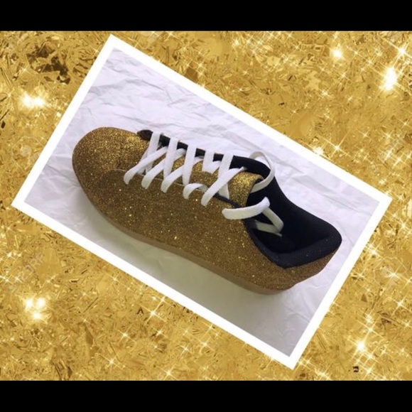 custom glitter sneakers